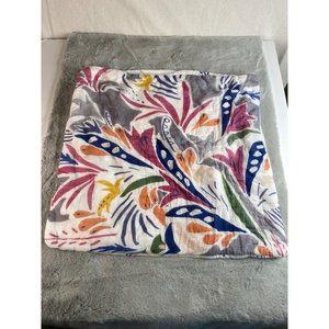 Anthropologie Multicolor Floral Pillow Cover